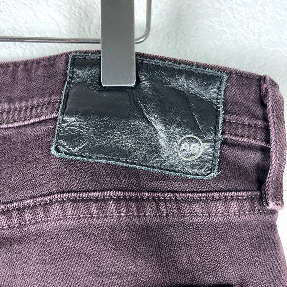 AG Adriano Goldschmied Jeans Mens 36x33 The Tellis Modern Slim Burgundy Maroon - Picture 10 of 11